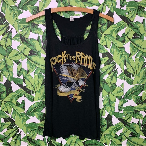 Rock on the Range Women's Tank Top Size M Eagle Logo Music Festival Concert - Picture 5 of 7